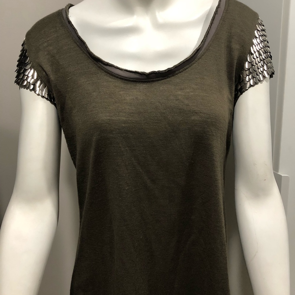 Crew neck blouse from KLD Signature collection.